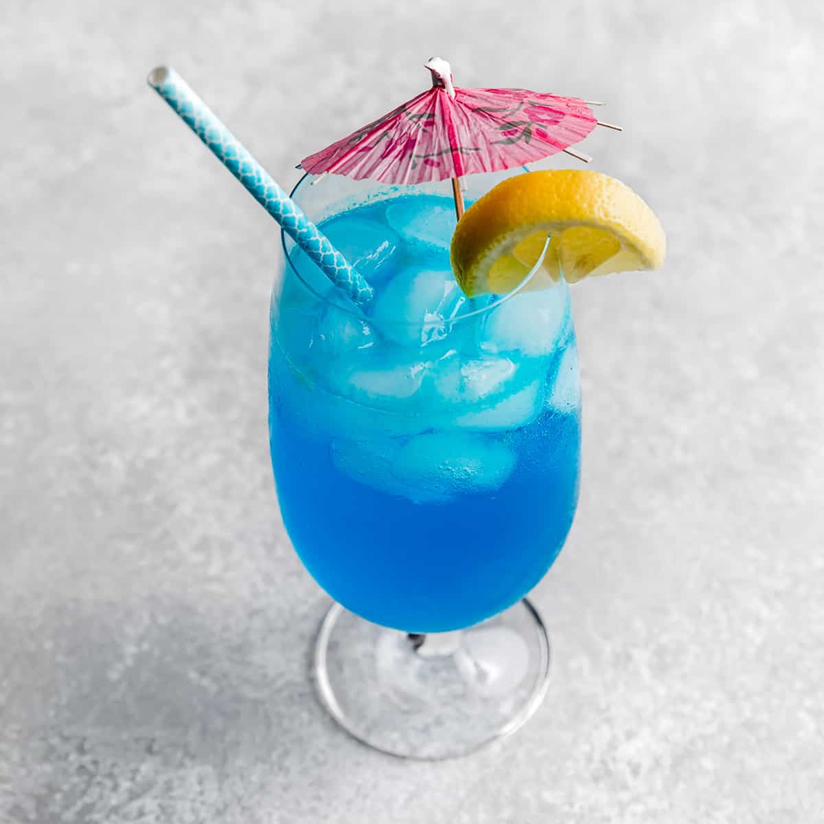Blue Curacao Mocktail