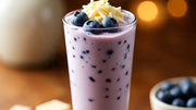 Blueberry White Choco Shake