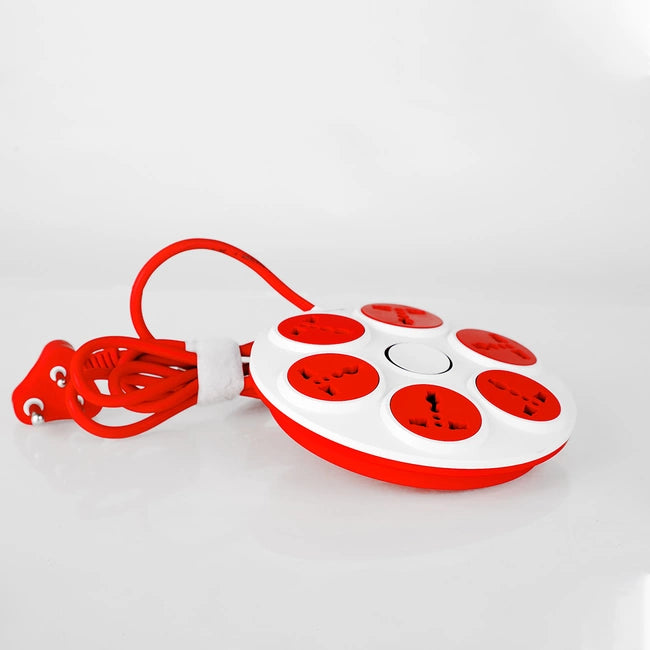 Goldmedal 360 Degree Multi Socket Power Strip (2 Meter Cable) - White : 1 Unit