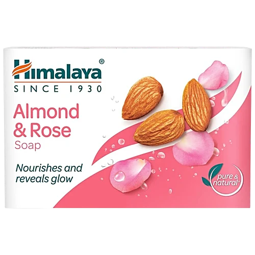 Himalaya Almond & Rose Soap, 125 g