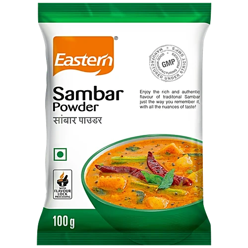 Eastern Sambar Powder - 100% Natural, Spice Blend, No Preservatives, 100 g Pouch