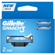 Gillette Mach3 Shaving Razor Cartridges, 2 pcs