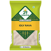 24 Mantra Organic Idly Rava, 500 g Pouch