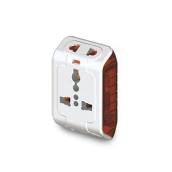 Goldmedal Spice 3 Pin Universal Travel Adaptor - White : 1 Unit