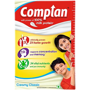 Complan Nutrition Drink Powder - For Kids, Creamy Classic Flavour, 200 g Carton