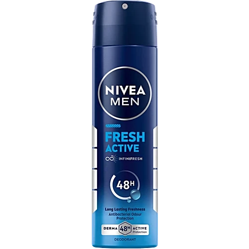 Nivea Men Fresh Active Deodorant, 150 ml Bottle