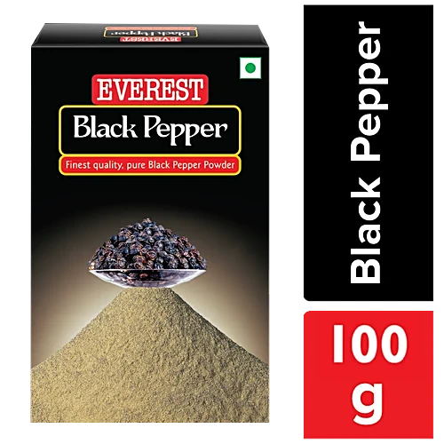 Everest Black Pepper Powder, 100 g Carton