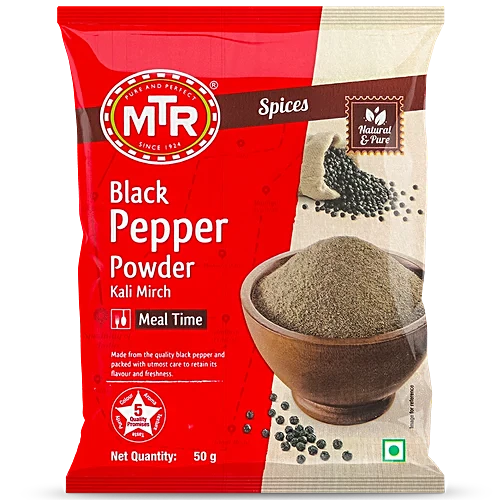 MTR Powder - Black Pepper, 50 g Pouch