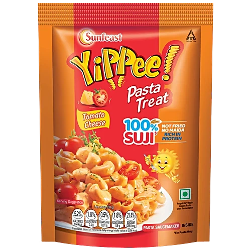 Sunfeast YiPPee! Tomato Cheese Pasta Treat, 70 g Pouch