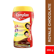 Complan Nutrition Drink Powder - For Kids, Royale Chocolate Flavour, 200 g