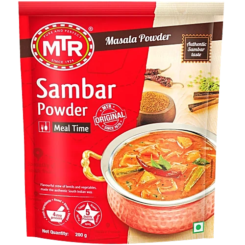 MTR Sambar Powder, 200 g Pouch