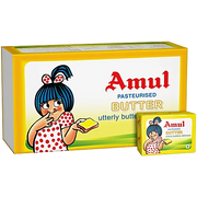 Amul Pasteurised Butter Chiplets, 10 pcs Carton