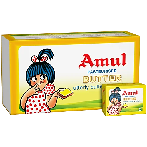 Amul Pasteurised Butter Chiplets, 10 pcs Carton