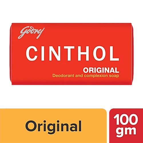 Cinthol Original Deodorant & Complexion Soap, 100 g