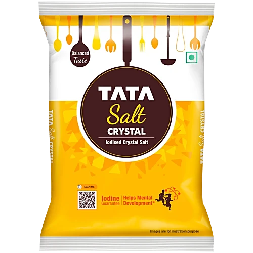 Tata Salt Iodised Crystal Salt/Uppu, 1 kg