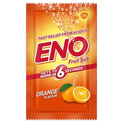 Eno Fruit Salt - Orange Flavor, 5 g Pouch