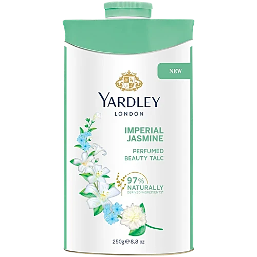 Yardley London Imperial Jasmine Perfumed Talc for Women, 250 g