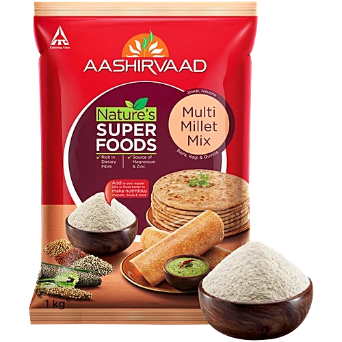 Aashirvaad Nature’s Superfoods Multi Millet Mix - Rich In Dietary Fibre, 500 g Pouch