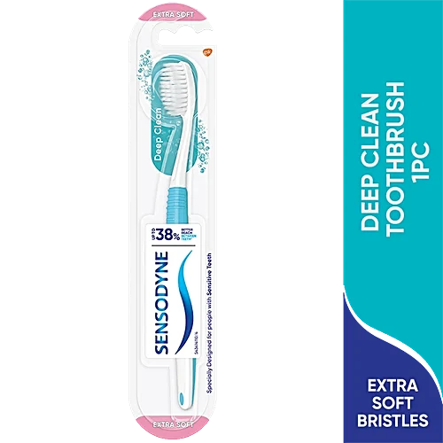 Sensodyne Deep Clean Toothbrush - With Extra Soft & Microfine Bristles, 1 pc