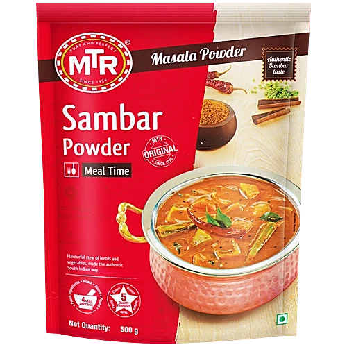 MTR Sambar Powder, 500 g Pouch