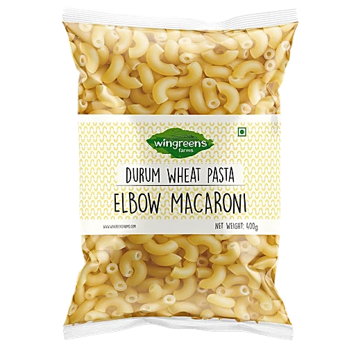Wingreens Farms Durum Wheat Pasta - Elbow Macaroni, 400 g