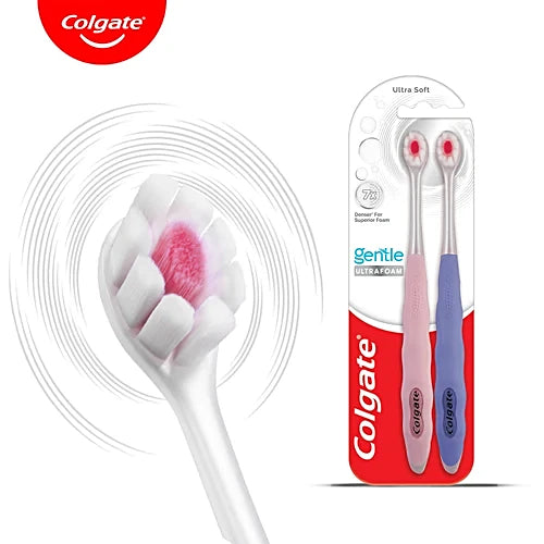 Colgate Gentle Ultrafoam Toothbrush - Ultra Soft, 2 pcs