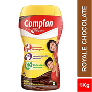 Complan Nutrition Drink Powder - For Kids, Royale Chocolate Flavour, 1 kg