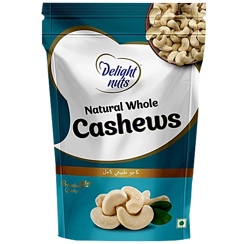Delight Nuts Cashews - Natural, Premium Quality, Whole, 200 g