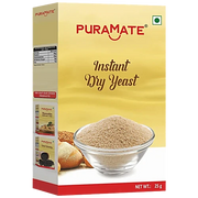 Puramate Instant Dry Yeast - Makes Bread Soft & Fluffy, 25 g Box