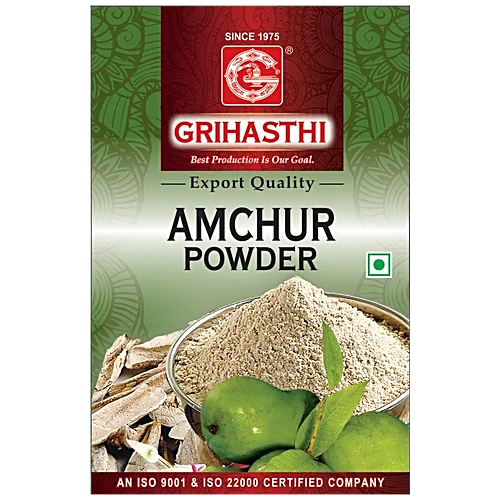 Grihasthi Amchur/Dry Mango Powder - Premium, Natural & Pure, No Preservatives, 50 g