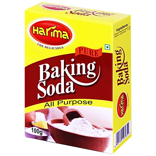 HARIMA Baking Soda All Purpose - Sodium Bicarbonate For Pancakes, Dhokla & Idli, 100 g Box