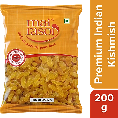 Mai Rasoi Regular Indian Raisin Kismis Kishmish, 200 g