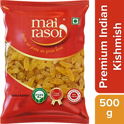 Mai Rasoi Regular Indian Raisin Kismis Kishmish, 500 g
