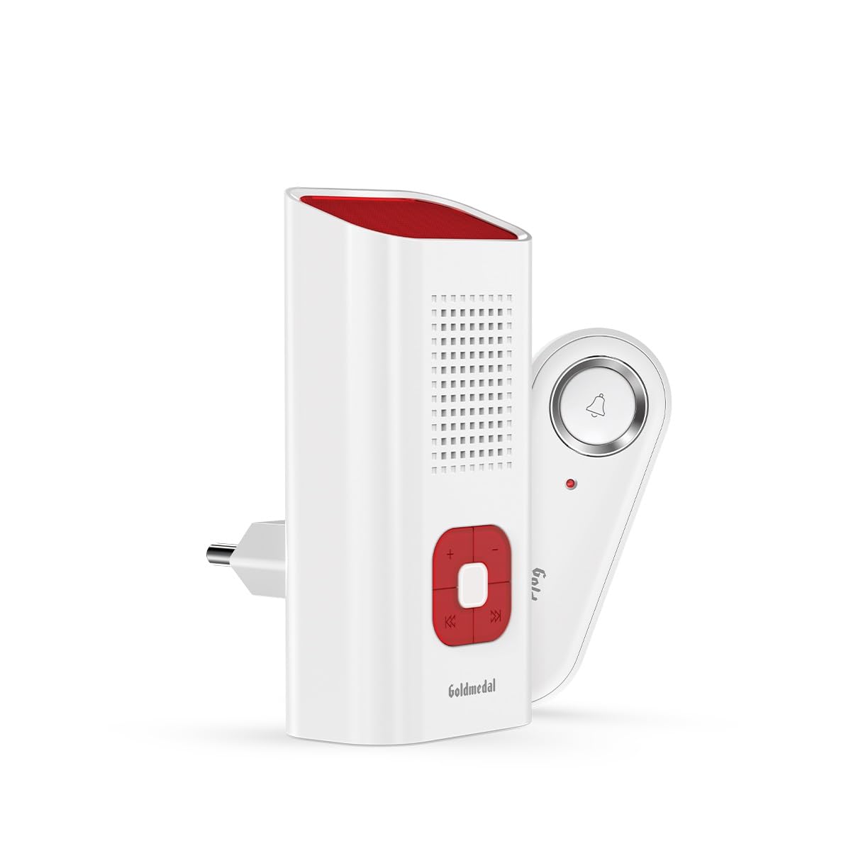 Goldmedal Ultra Wireless Plug-in Doorbell with Remote (White) : 1 Unit