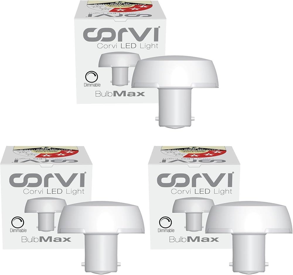 Corvi LED Bulb 9W Output From 6W Compact Dimmable - Easy White : 1 Unit