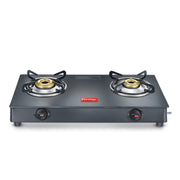 Prestige Efficia Glasstop LP Gas Stove - 2 Brass Burner : 1 Unit