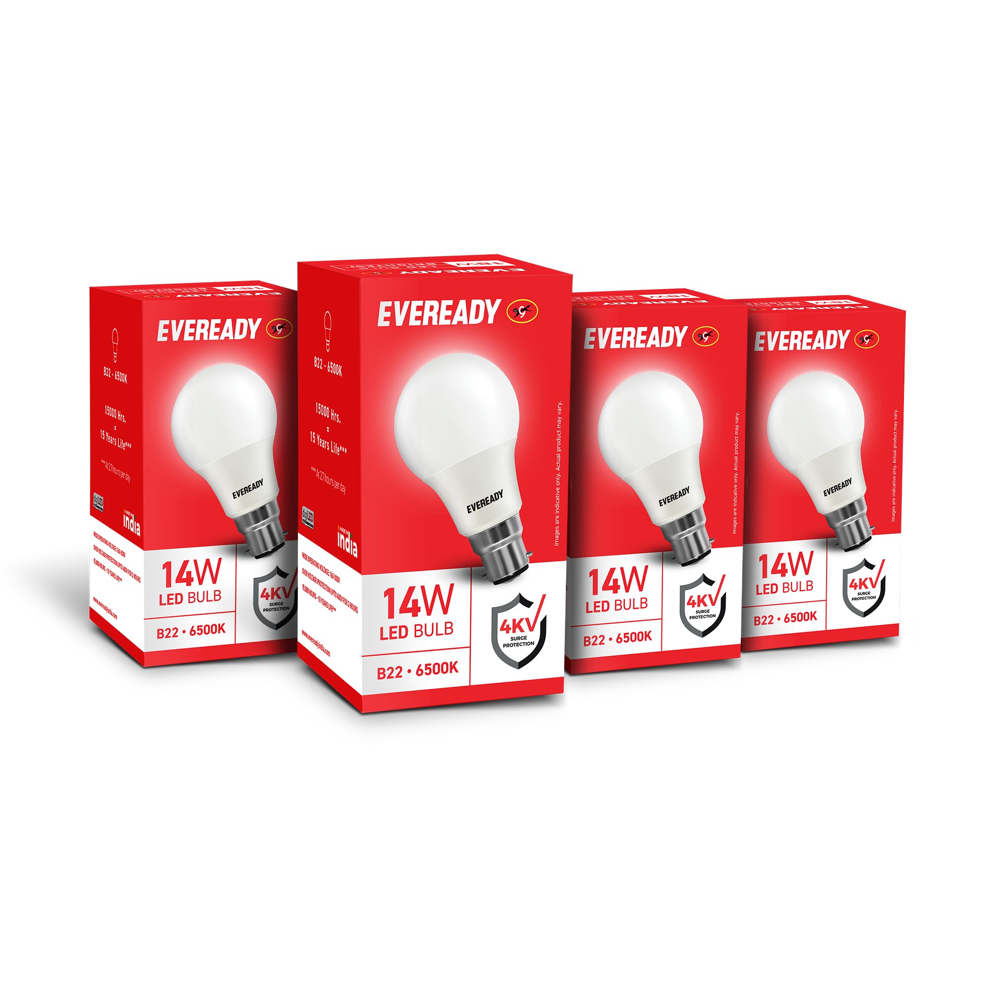 Eveready Cool Day Light White LED B22 Bulb : 14 W