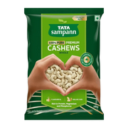 Tata Sampann Premium Cashews (Kaju) Whole: 200 g