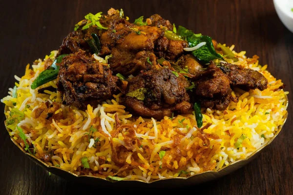Chicken Fry (3 Pcs) Biryani