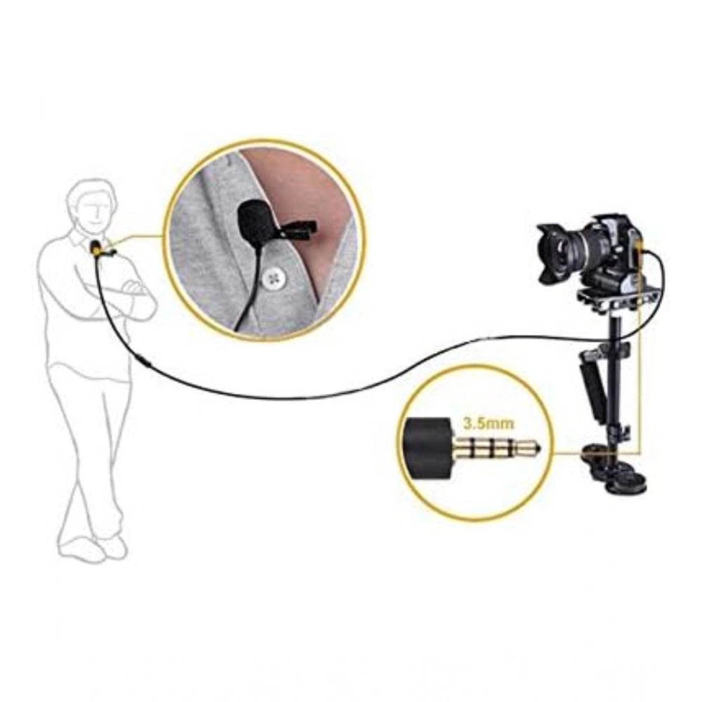 BOYA BY-M1 Lavalier Condenser Microphone with 20ft Audio Cable