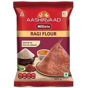Aashirvaad Nature's Super Foods - Ragi Flour/Ragi Hittu, 500 g Pouch