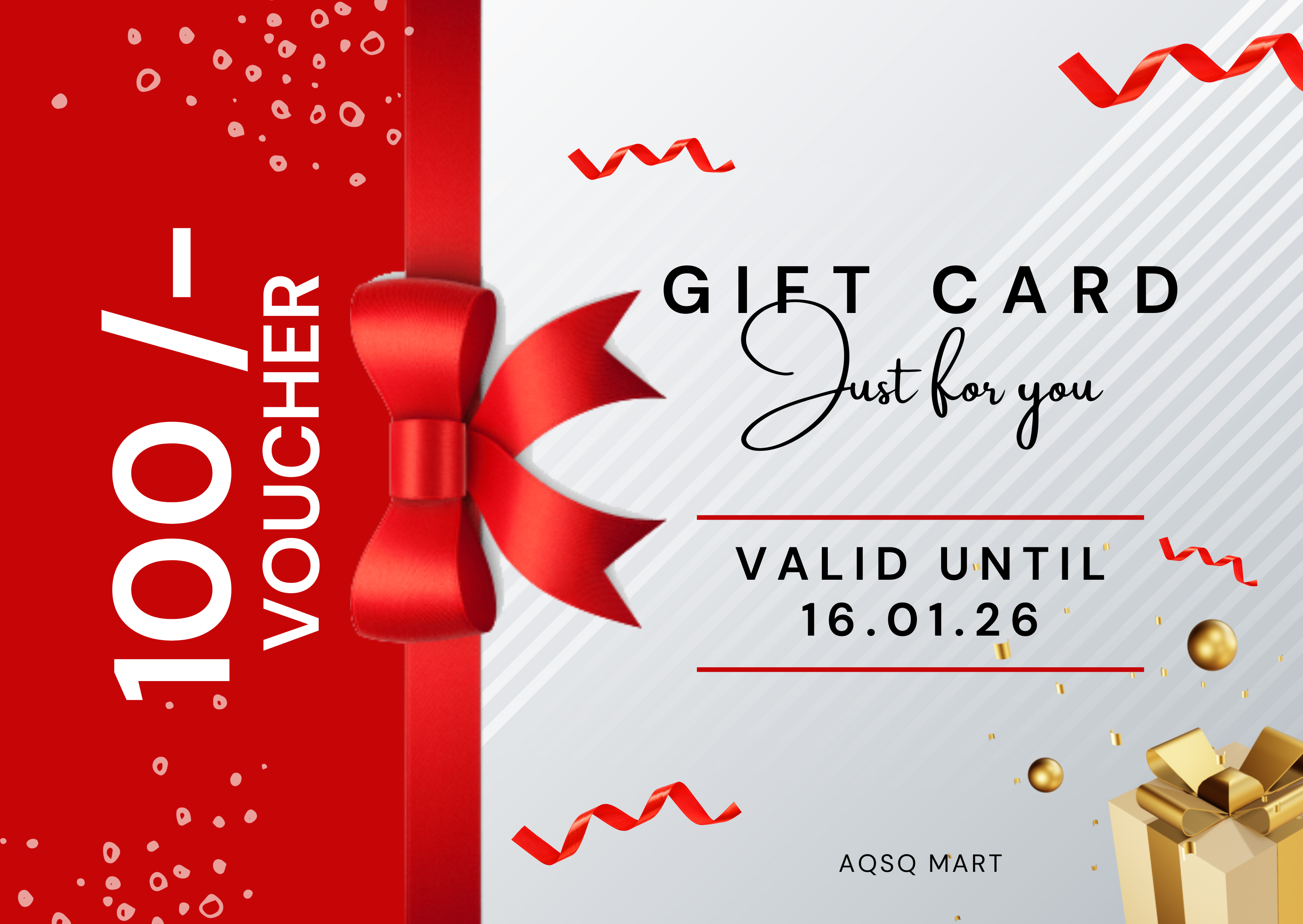 AQSQ MART GIFT CARD