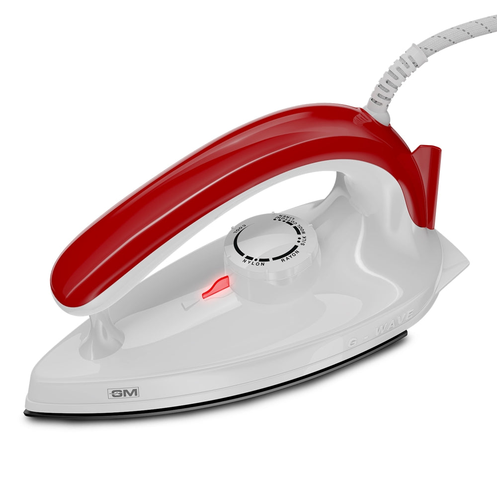 GM GWave Dry Iron (Red) 1000 W : 1 Unit