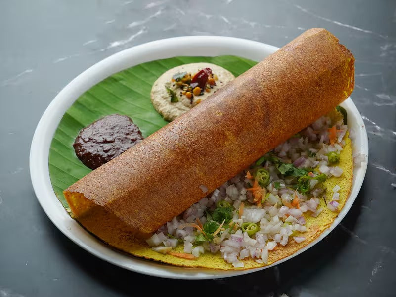 Pesara Onion Dosa