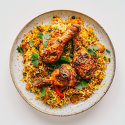 Chicken Fry Biryani with Chilli Chicken [120 g]