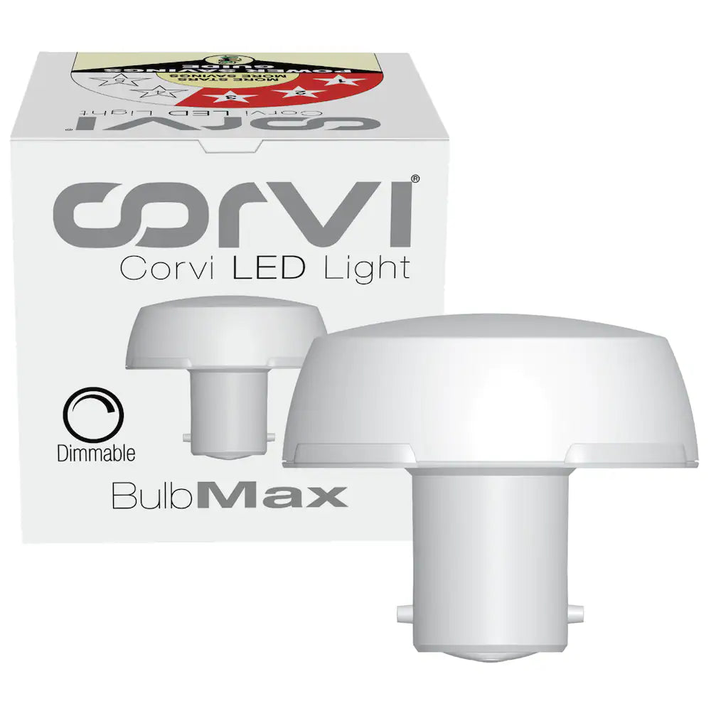 Corvi LED Bulb 9W Output From 6W Compact Dimmable - Warm White : 1 Unit