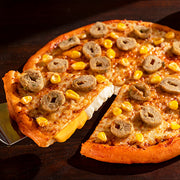 Chicken Mushroom Cheese Burst Pizza