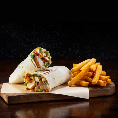 Loaded Chicken Fries Wrap