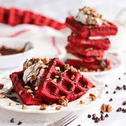 Berry Red Velvet Waffle