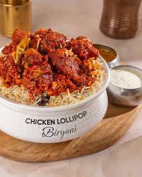 Chicken Lollipop Biryani